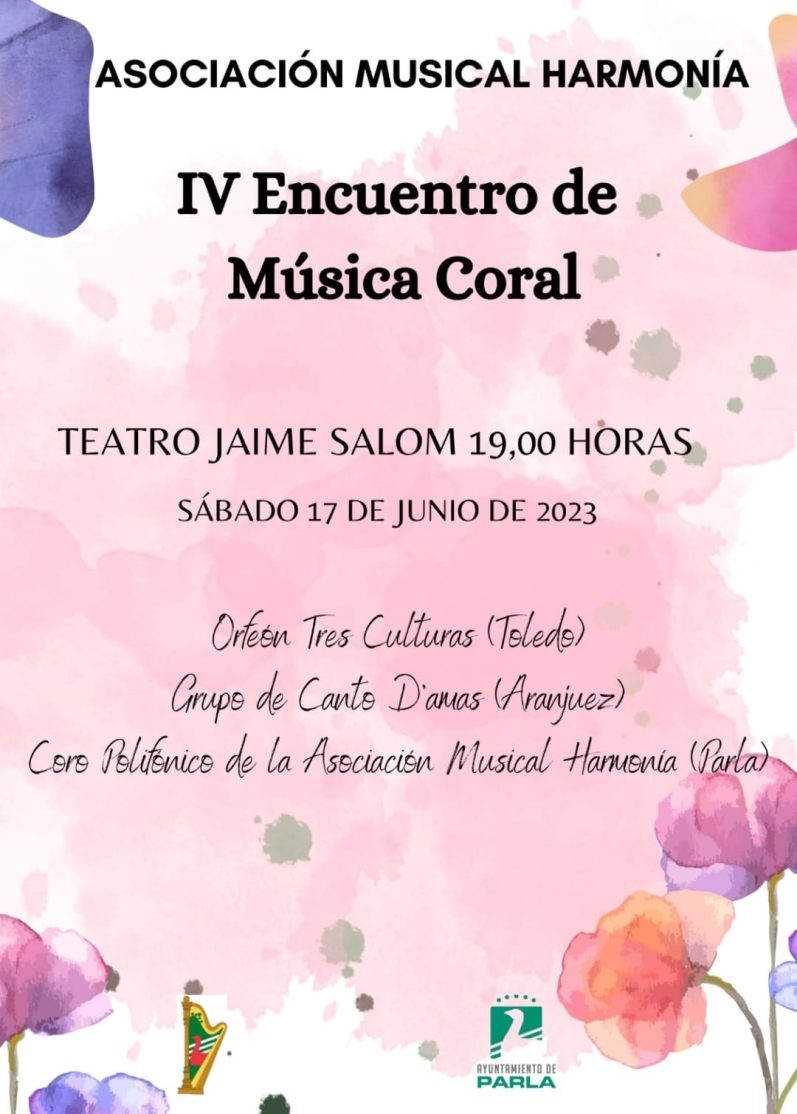 Cartel del IV Encuentro de Música Coral en Parla Cartel IV Encuentro de Música Coral